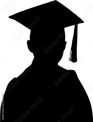 Graduation Boy Silhouette
