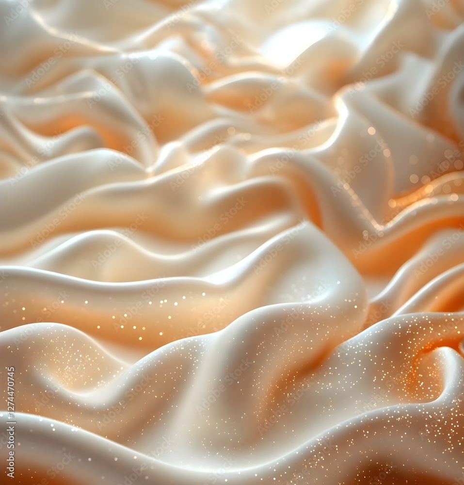 Obraz premium Macro white sea salt texture abstractly patterned