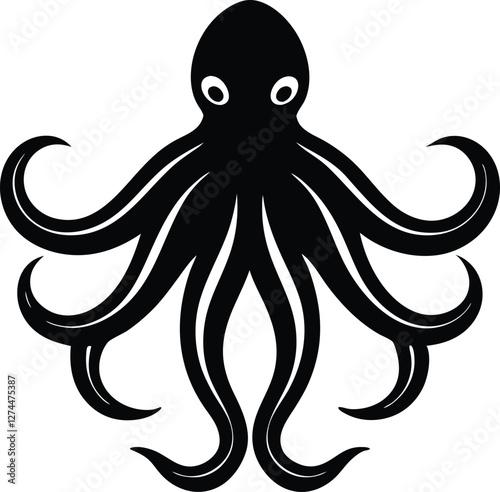 argonaut a rare type of octopus vector icon.eps