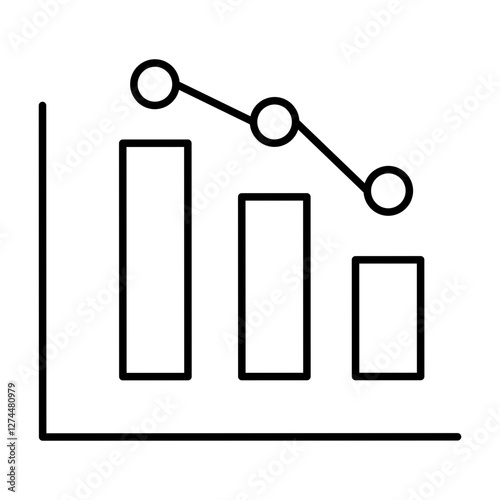 Reputation Loss Vector Line Icon Design