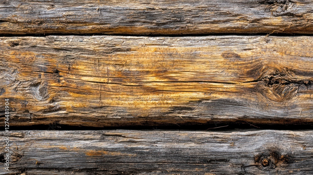 Rustic Weathered Wooden Texture: A Detailed Close-up of Aged Timber Rustic Weathered Wooden Texture: A Detailed Close-up of Aged Timber