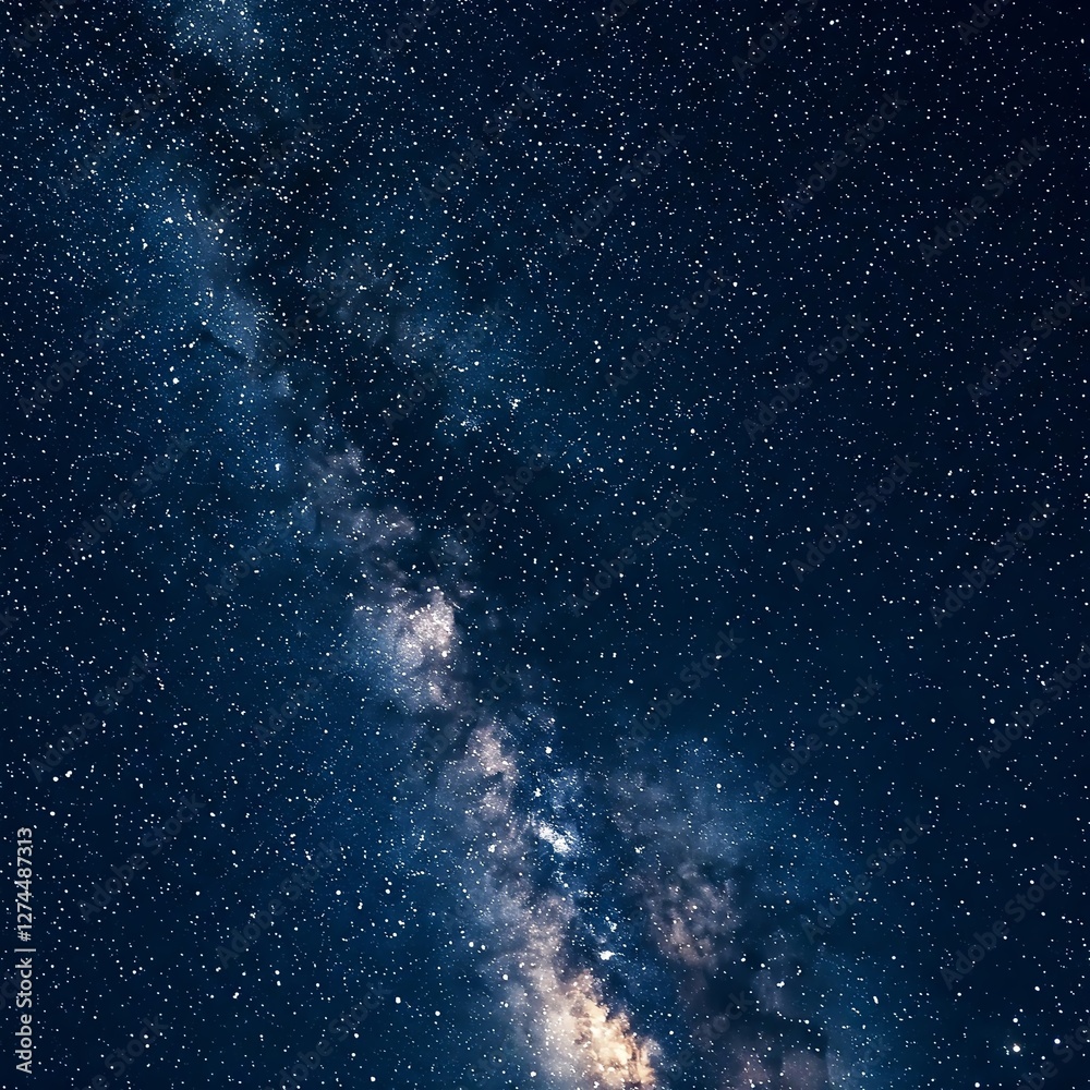 Obraz premium A close-up of the Milky Way galaxy, a breathtaking spectacle of cosmic beauty. Perfect for use in space-themed designs.