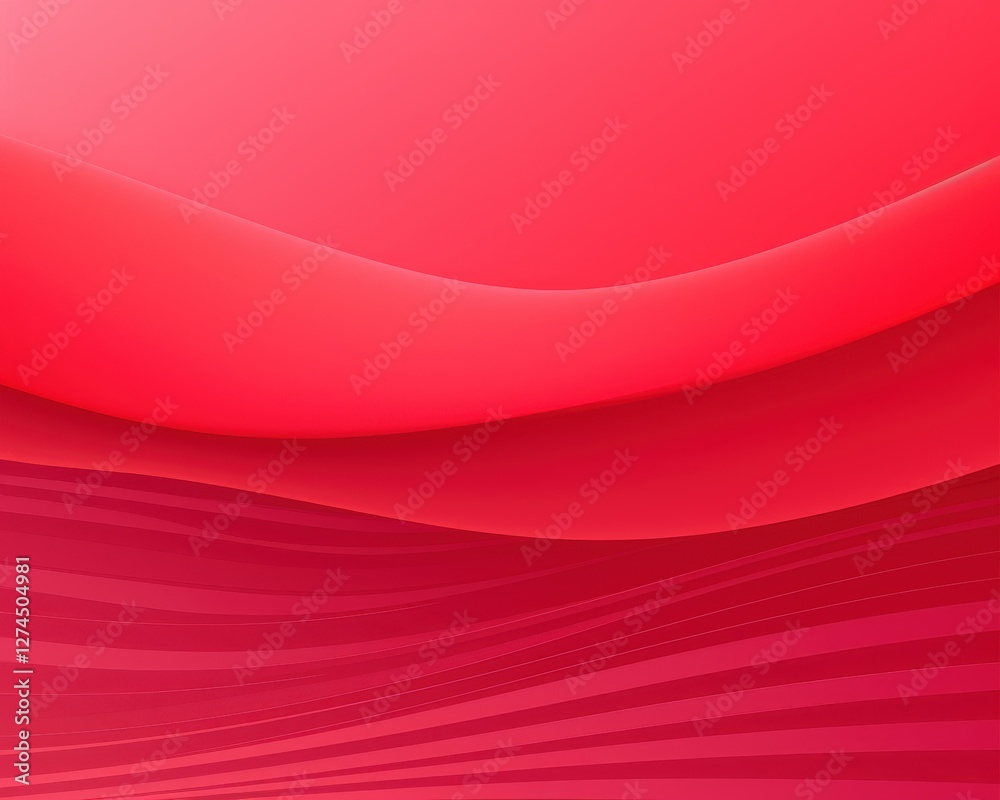 Abstract red background of waves and curves for presentation, banner, or social media Abstract red background of waves and curves for presentation, banner, or social media