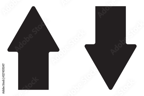 Rounded mini arrows, up-down icon. A small two-way black direction symbol. Isolated on a white background. Eps 10. Free Download Rounded mini arrows, up-down icon. A small two-way black direction symbol. Isolated on a white background. Eps 10. - GFXLoad