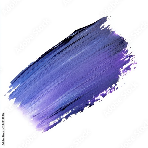 Wallpaper Mural purple blue brush stroke watercolor texture isolated on white background Torontodigital.ca