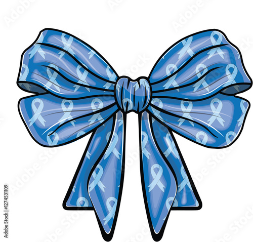 Coquette leopard bow Diabetes Awareness EPS Vector, In November we wear blue EPS Vector, race EPS Vector, Hope EPS Vector, Retro Blue Ribbon Awareness EPS Vector, bow EPS Vector
