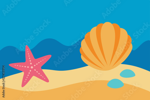 starfish and shells