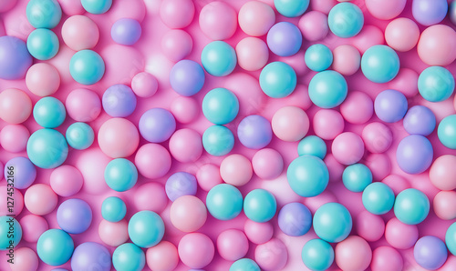 Modern Dynamic Playful Candy-Colored Pastel Pin Design Evoking Fun and Energy for Creative Spaces