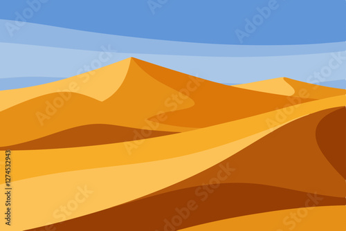 sand dune in the desert