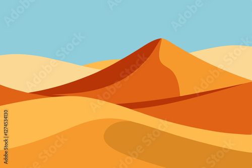 sand dunes in the desert