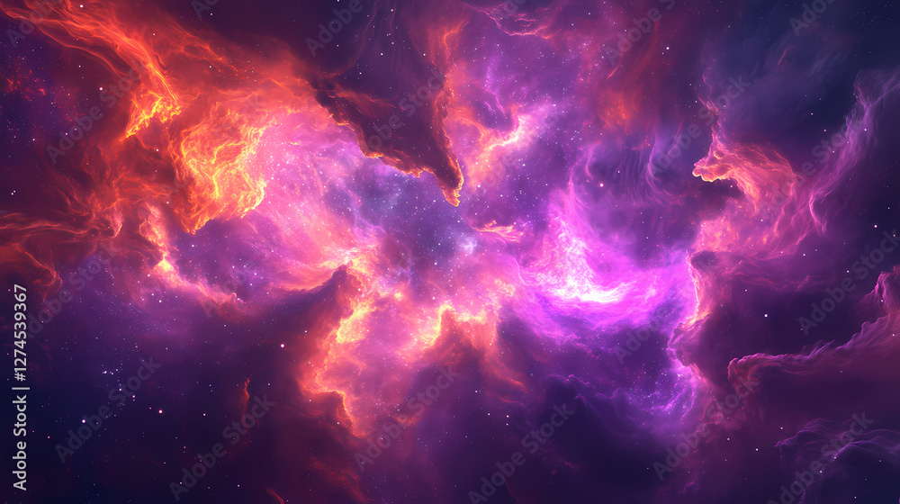Fototapeta premium cosmic magical nebula