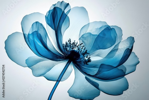 Artistic Representation of Flowers through X-ray Scanning