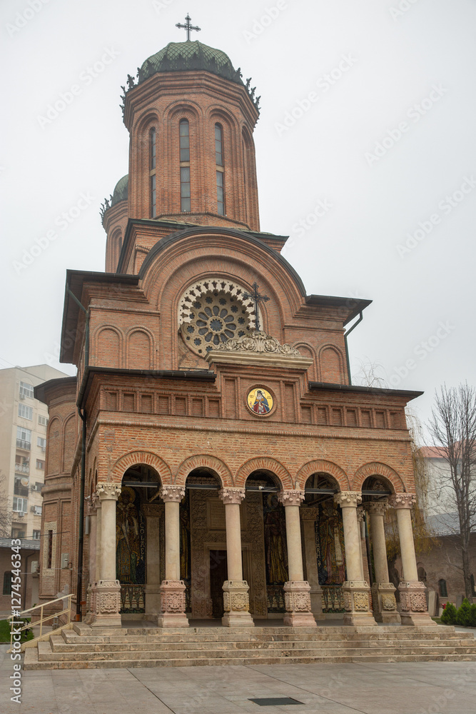 Obraz premium Antim Monastery in Bucharest, Romania.