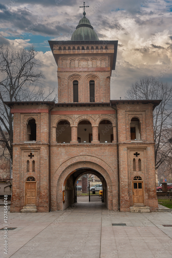 Fototapeta premium Antim Monastery in Bucharest, Romania.