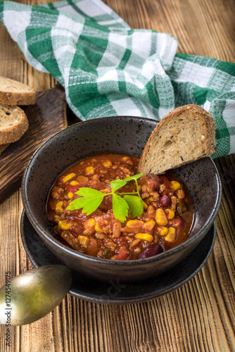 Mexican chili con carne.