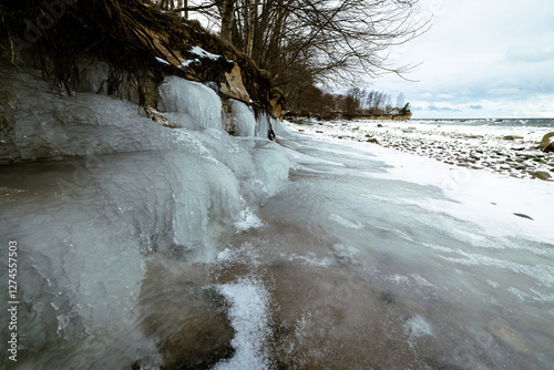 seascape in winter