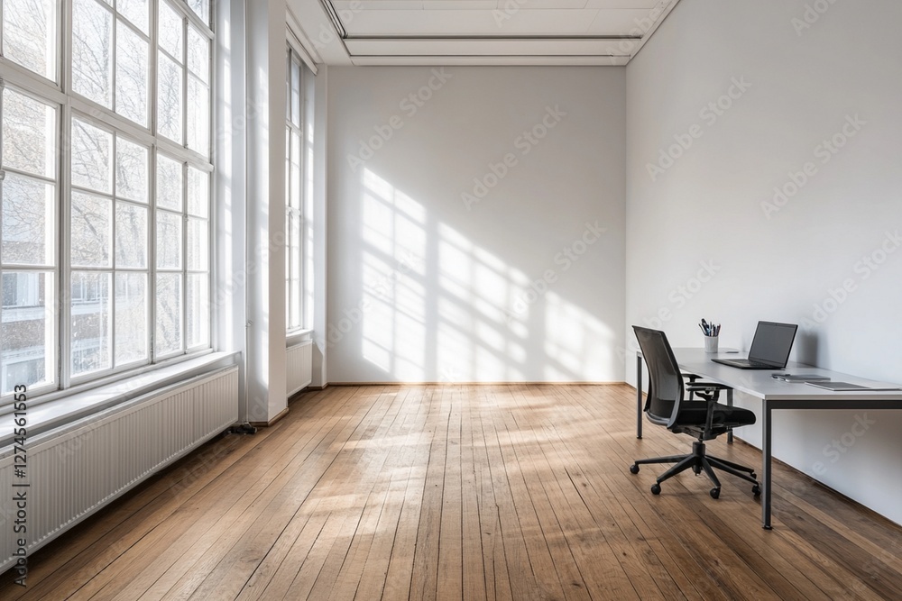 Fototapeta premium office interior design with a modern minimalist concept