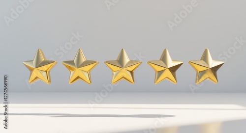 Gold five stars customer product rating review