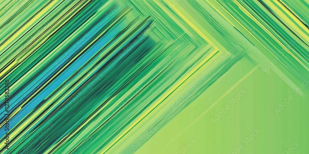 Abstract Green and Teal Diagonal Lines Background Abstract Green and Teal Diagonal Lines Background