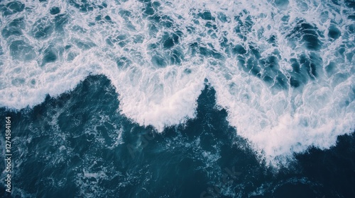 Wallpaper Mural Ocean Waves Aerial View: A Stunning Display of Nature's Power and Beauty Torontodigital.ca