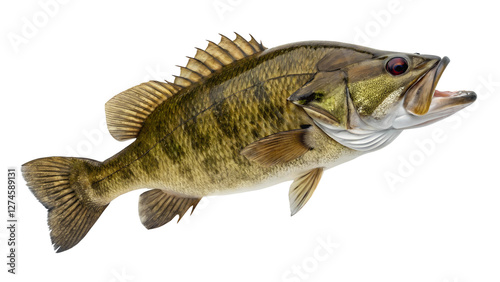 Smallmouth Bass on Transparent Background