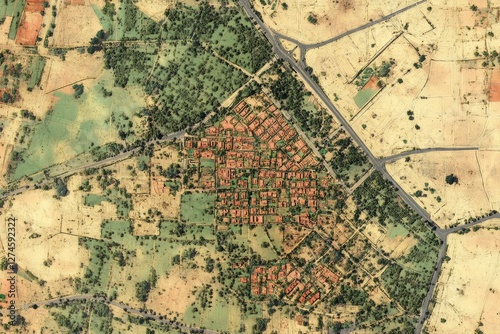 Cadastre Land Development Map, 