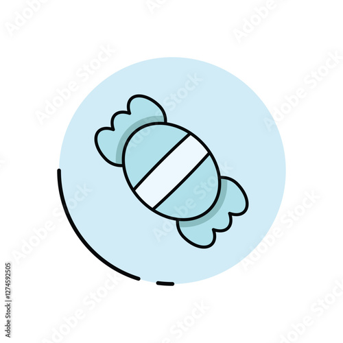 Candy Wrapper vector icon