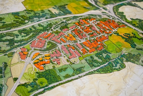 Cadastre Land Development Map, 