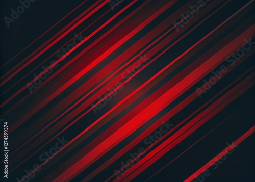 Obraz na płótnie Modern Red line abstract PowerPoint background business corporate and professional concept w salonie