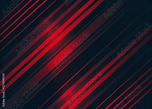 Obraz na płótnie Modern Red line abstract PowerPoint background business corporate and professional concept w salonie