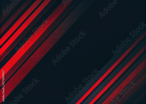 Obraz na płótnie Modern Red line abstract PowerPoint background business corporate and professional concept w salonie