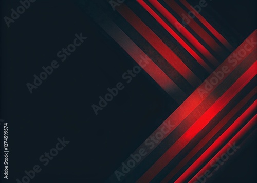 Modern Red line abstract PowerPoint background business corporate and professional concept