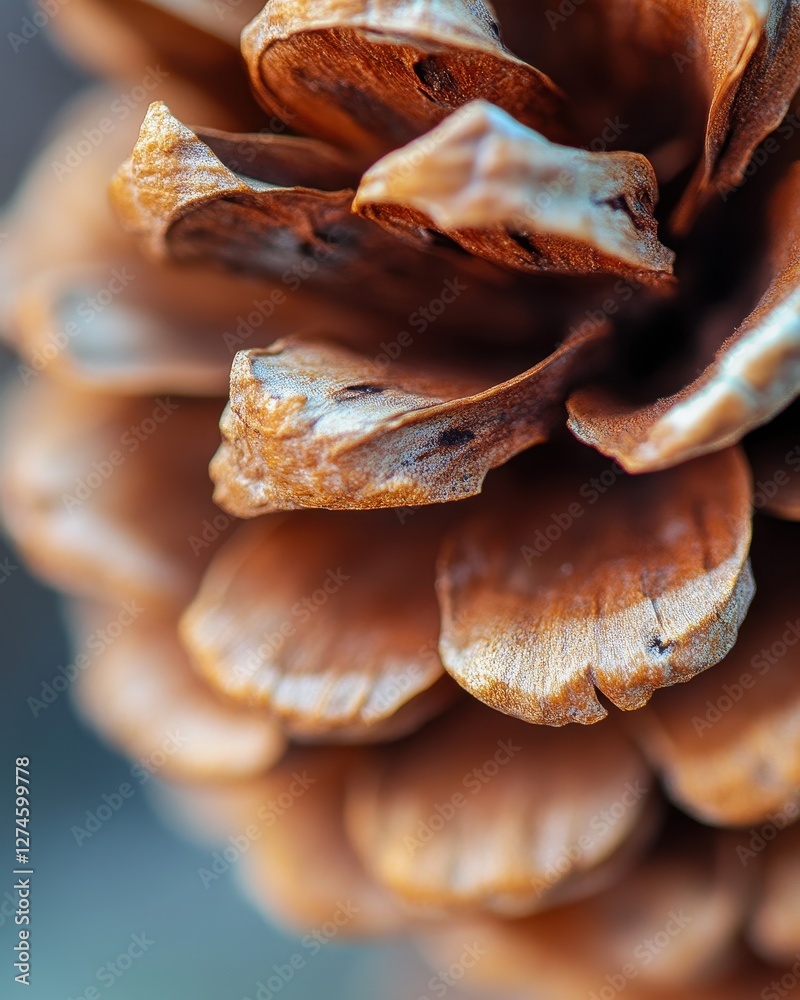 Isolated Brown Pine Cone Close-Up: A Botanical Touch for Christmas Decor Isolated Brown Pine Cone Close-Up: A Botanical Touch for Christmas Decor