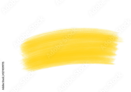 yellow brush stroke 