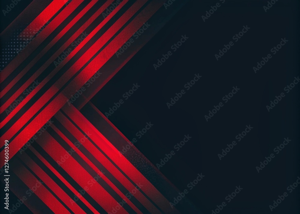 Modern Red line abstract PowerPoint background business corporate and professional concept