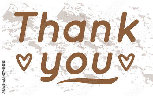 Thank you background with black lettering.