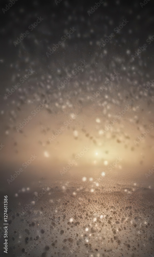 Obraz premium Softly glowing light gradient over grunge wide background with tiny halftone dots, abstract, halftone