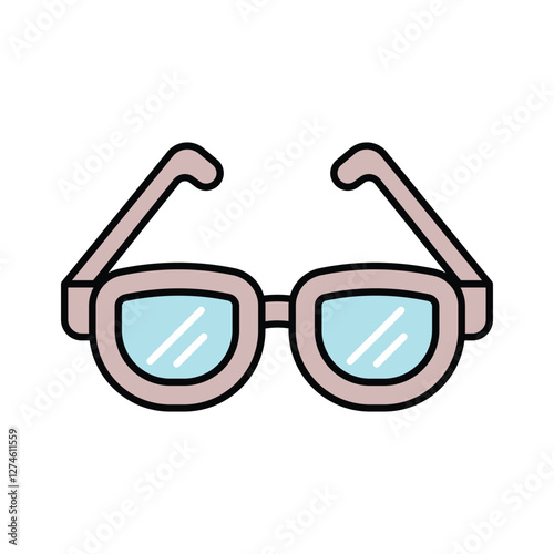 Sunglasses Cool vector icon