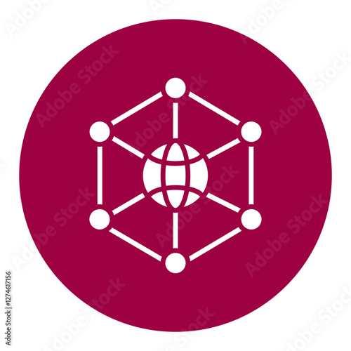 Blockchain Network Icon