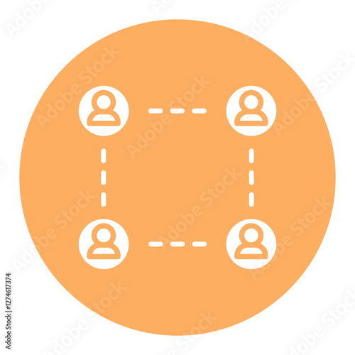 Peer to Peer Network Icon
