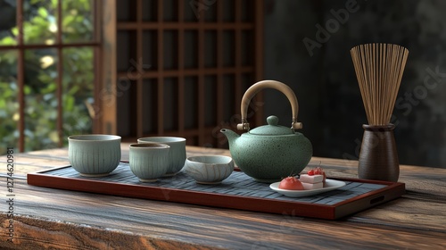 New Year Japanese Tea Ceremony photo