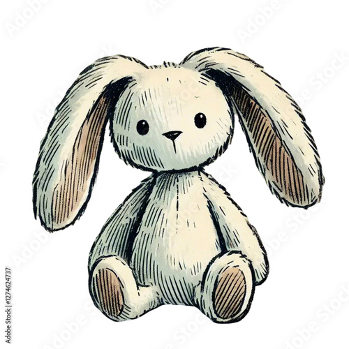 Bunny Plush, Stuffed bunny, Rabbit plush toy