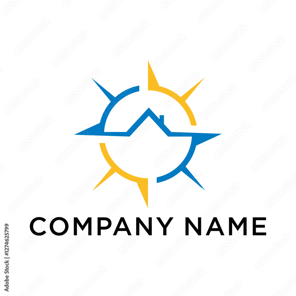 Fototapeta premium compass roofing