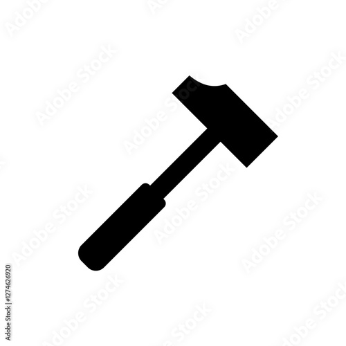 hammer - simple vector icon