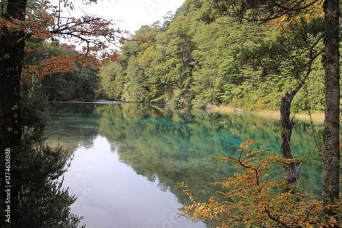  Lago Machonico Espejo Grande Chico San Martin de los Andes Patagonia Argentina 7 Siete Lagos Rio Hermoso Villa La Angostura Ruca Malen