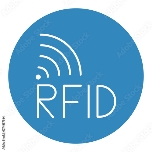 Radio Frequency Identification Icon