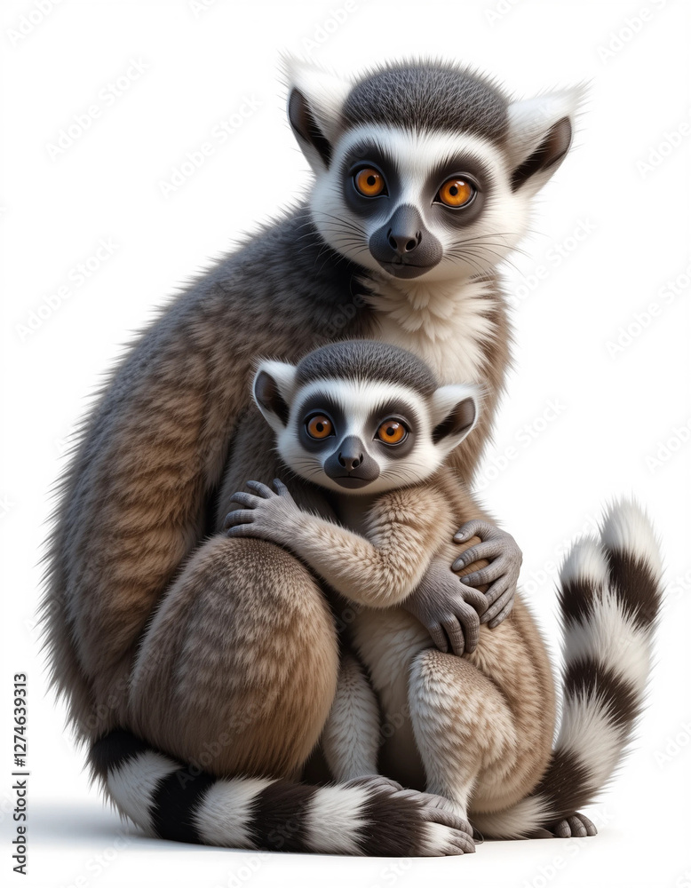 Obraz premium Playful Primate: Lemur