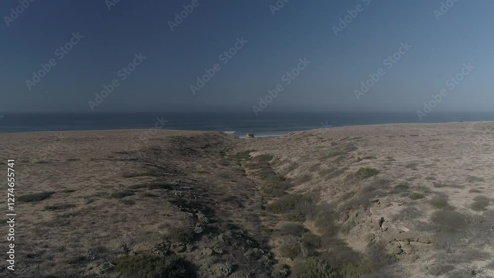 Aerial Views of the Pacific Beaches in Baja California Sur, Mexico Aerial Views of the Pacific Beaches in Baja California Sur, Mexico