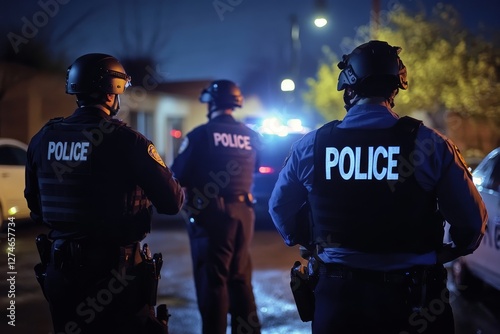 U.S. law enforcement agencies collaborating to conduct immigration raids targeting illegal immigrants in residential areas