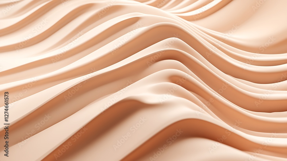 Peach abstract waves, flowing fabric texture Peach abstract waves, flowing fabric texture
